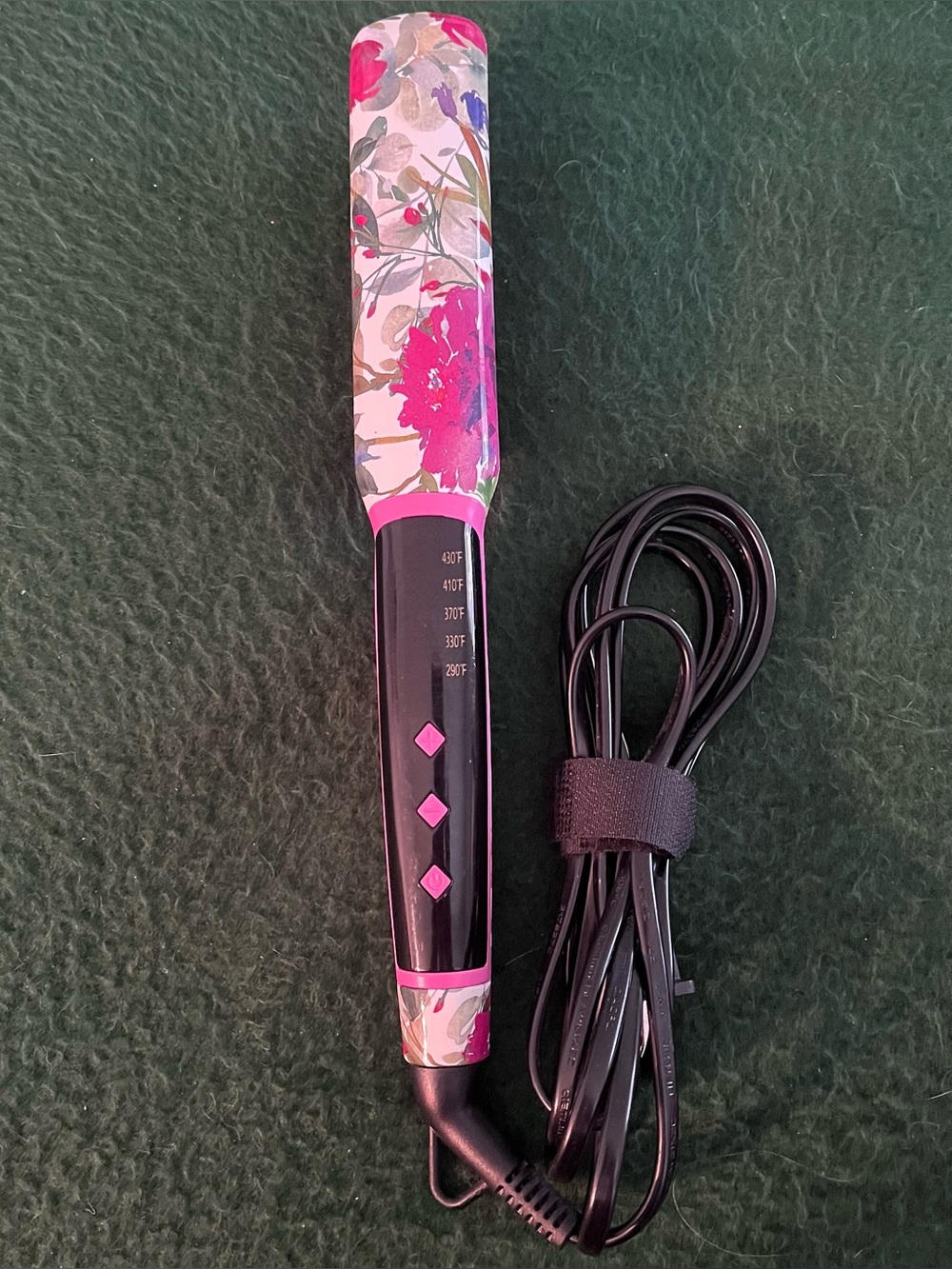 Calista Triangl Pro Hair Heated Detailing Brush - Pink Floral